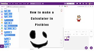 Showing u guys how to make an calculator in Pictoblox (the link for this app is in the comments )
