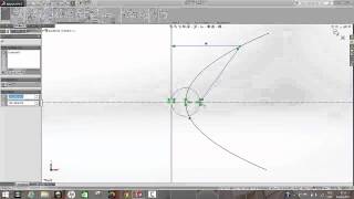 parabola on solidworks