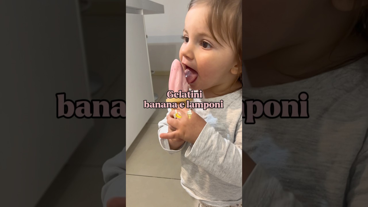 🍦 Gelatini banana e lamponi 
