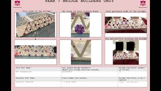 Y7 Bridge Builders: Uploading Production & Testing Document