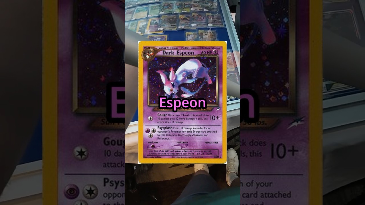 dark espeon pokemon card Pokemon Dark Espeon 7