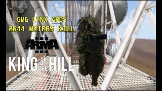 2644 Meters Kill ft. GM6 LYNX APDS | Arma 3 KOTH V12