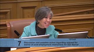 October 2023 Regular Ethics Commission Meeting