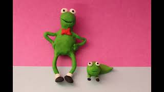 Tap Dancing Frogs, Claymie Claymation Stop-Motion Animation