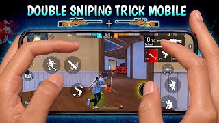 How To Use Double Sniper On Mobile | No Reload - Fast Sniping | Free Fire New Trick ~ screenshot 3