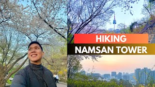 Solo Hiking to N. Seoul Tower | Korea Spring Vlog