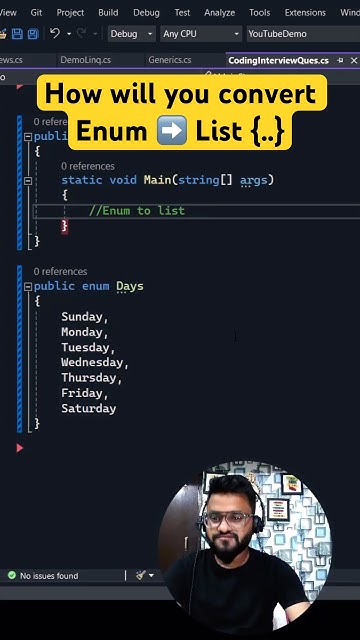 How to convert enum to a list in C# #shorts #coding #csharp #dotnet ...