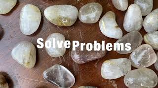 Rutilated Quartz NO TIME TO REST Energetic Powerhouse Crystal INCREASED ENERGY H