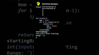 print prime numbers in a given range in #python