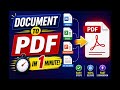 Convert Any Document to PDF Instantly | NetWithKasim