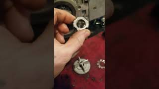 honda ca160 oil filter spindle nut.