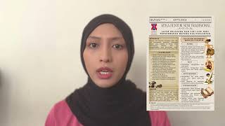 CFT1032 REKABENTUK SENI TRADISIONAL (VIDEO PEMBENTANGAN POSTER TUGASAN AKHIR)