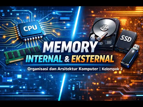KELOMPOK 2 - MEMORY INTERNAL & EKSTERNAL - YouTube