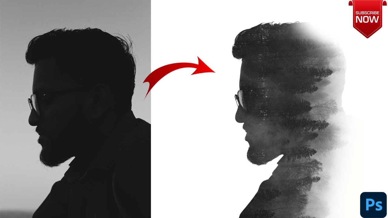 Double Expose Effect 87 Sec in Photoshop | Photoshop Tutorial ...