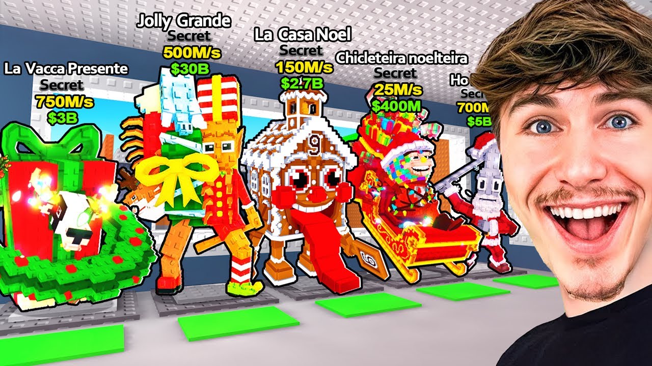 J’AI VOLÉ LES 20 NOUVEAUX BRAINROTS DE NOËL !! (Incroyable)