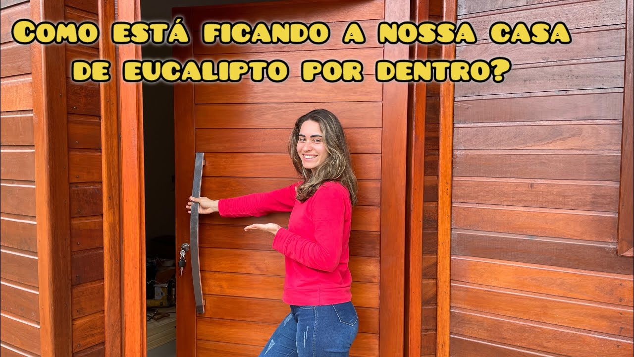 Tour pela nossa casa de eucalipto 🌳 | Dimensões e detalhes por dentro e por fora