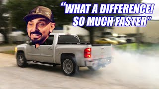 First Drive Georges 600+HP Truck After SURPRISE, We Almost Blow it UP!  Laz's JEEP Climbs A Wall?