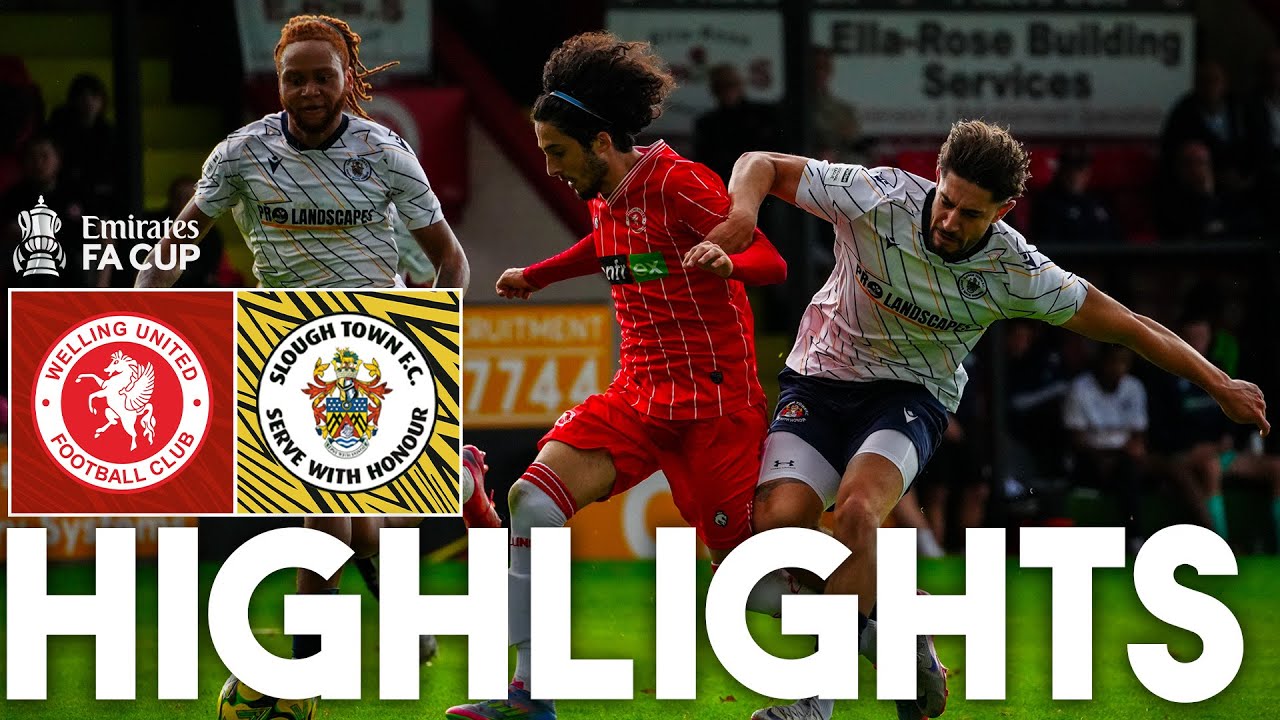 FA CUP HIGHLIGHTS / Welling United 1 Slough Town 1