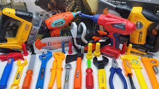 14 min to open the box, satisfied with the electric screwdriver, screw assembly toolbox | Toy Review