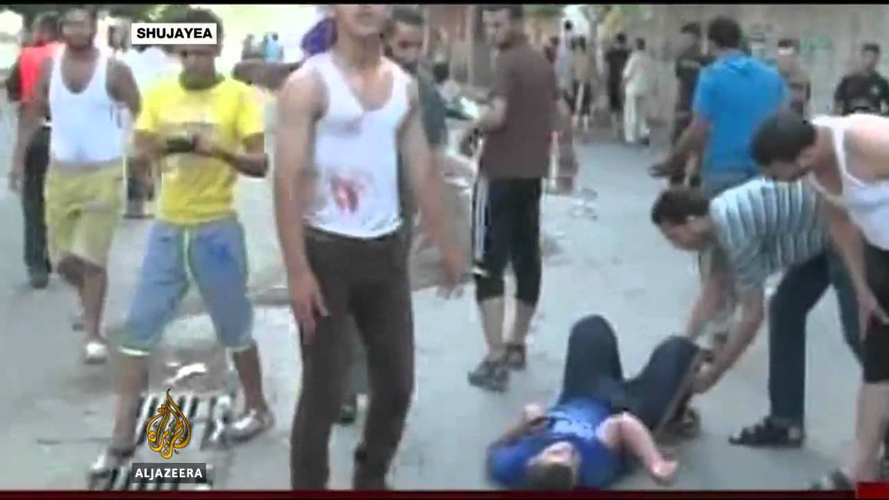 قصف سوق غزة خلال "هدنة" الجيش الإسرائيلي