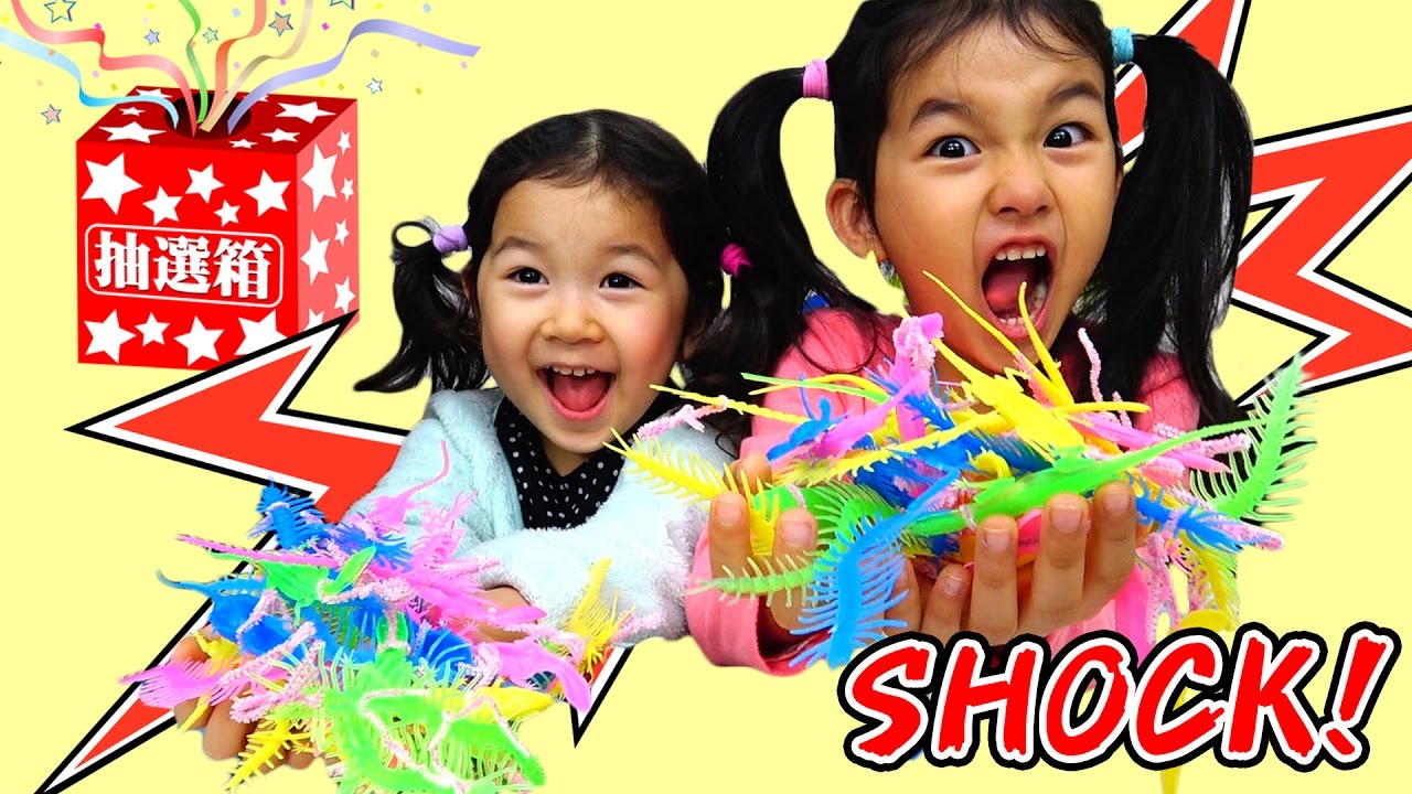 SHOCK!!ゲテモノくじ引き！当たりはリアル蛙と蝙蝠＞o＜himawari-CH
