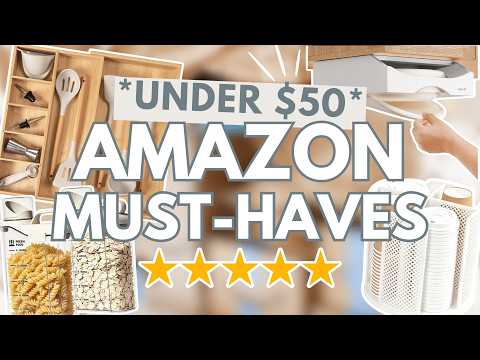 🏆✨NEW 15 Amazon Home Organization + Home Cleaning Finds UNDER $50