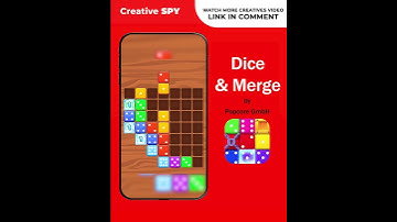 Dice & Merge! by Popcore GmbH #creativeads #gaming #puzzle #trending #dailyupdates #viralvideos #ads