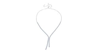 Collar ajustable con lazo de cuentas de plata de Sevilla screenshot 3