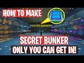 How To Make A SECRET BUNKER In Fortnite Creative!