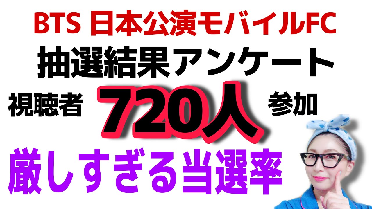 【LIVE】モバイル抽選の当選率たった〇％！？視聴者720名アンケートから判明…
