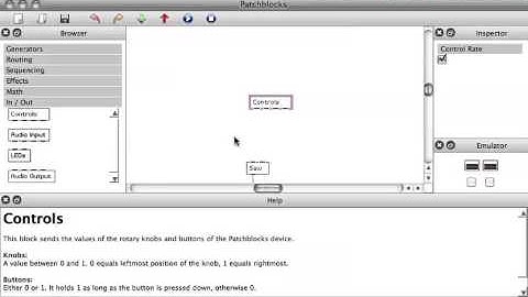 Patchblocks Tutorial 1: First Steps