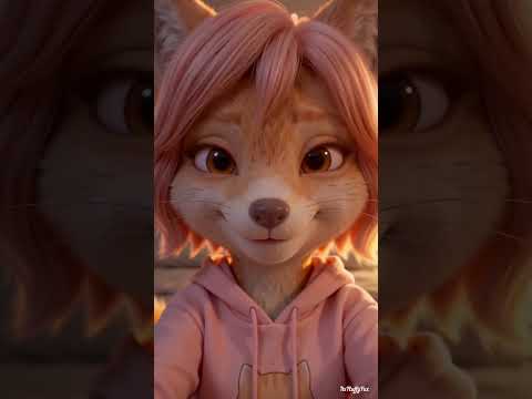 Флаффи снова как котёнок #fox #furryfandom #shorts #furry #Флаффи