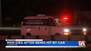 Man dies after being hit by car on New Circle Road