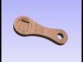 CNC Wood Bottle Opener in VCarve Pro: Easy Weekend Project WITH FREE FILES | DIY Gift Idea