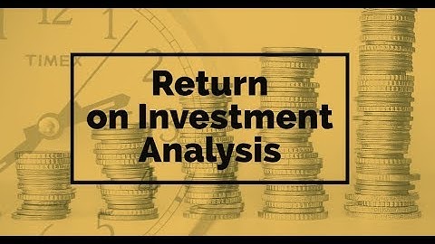 Analytics Mastery Session 22 : Return on Investment Analysis