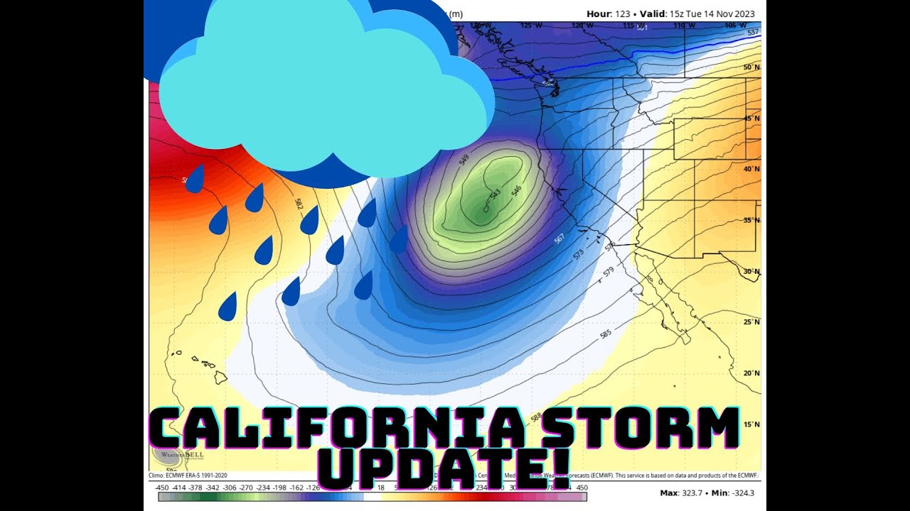 California Weather November 9th Storm Update! YouTube