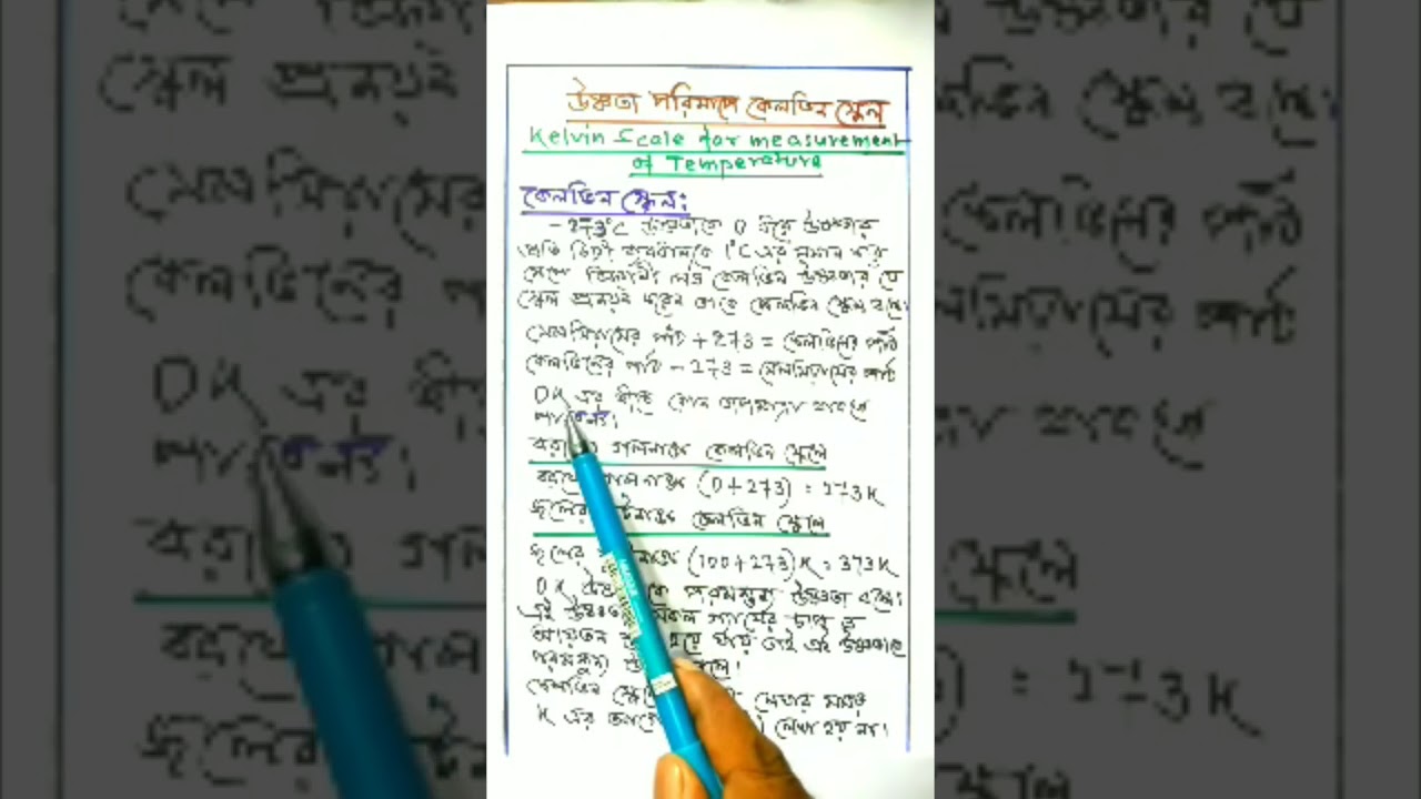 Kelvin Scale Explained in 60 Seconds | Absolute Zero & Temperature Scale l 