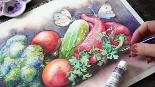 5 Ways to Create GORGEOUS Watercolor Texture  🌶️