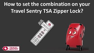 How to set the combination on your Travel Sentry TSA LOCK ?