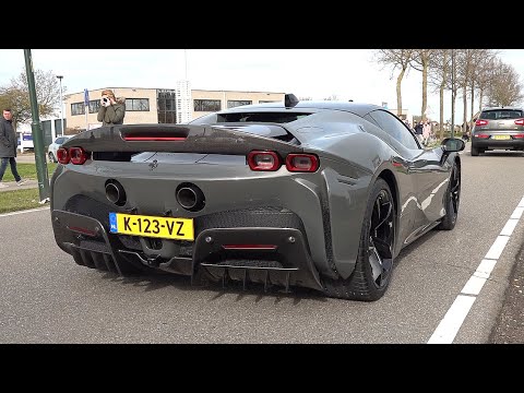 Ferrari SF90 Stradale – Sounds & Driving On The Road!