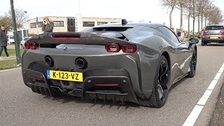 Ferrari SF90 Stradale  Sounds & Driving On The Road!