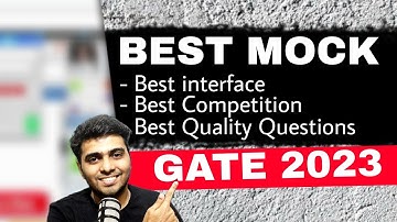 Which MOCK test is best for GATE 2023?? (Best MOCK✅)