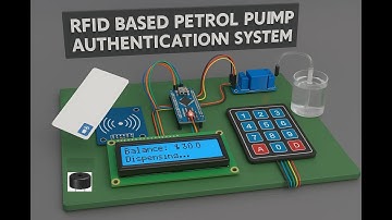 HVS-4246. RFID Based petrol pump authentication system.