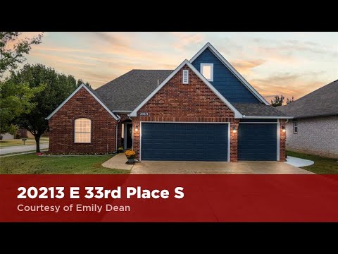 20213 E 33rd Place, Broken Arrow, OK home video tour