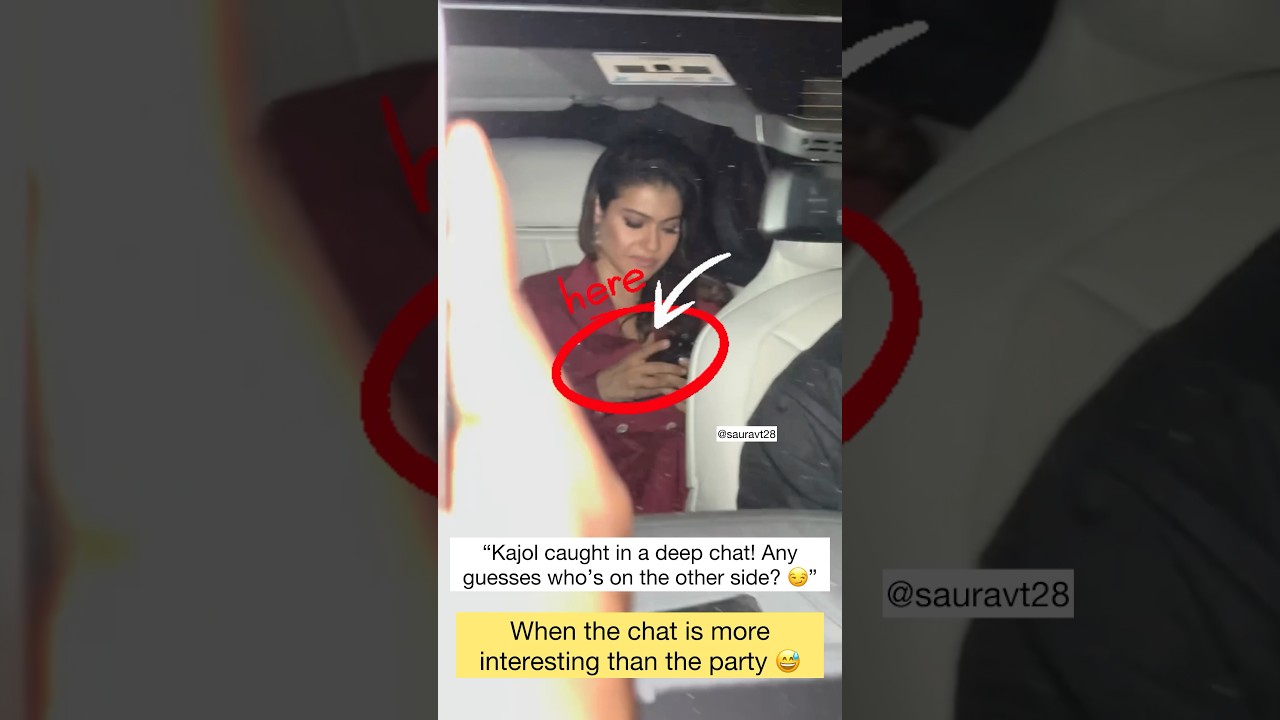 Kajol’s Secret: Fans Can Wait, Phone Can’t!| Kajol don’t care about people around her 