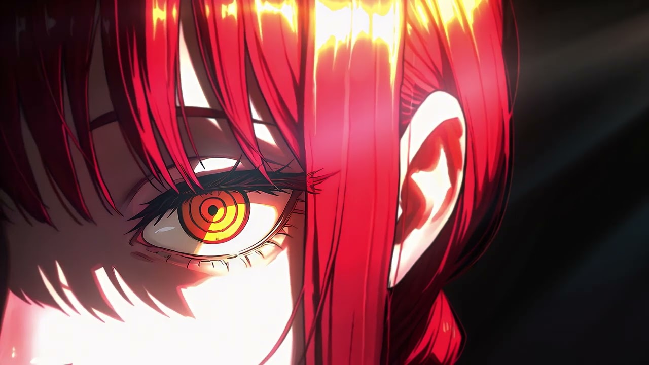 Makima Burning Eyes Live Wallpaper 4K HD | Chainsaw Man Background for PC