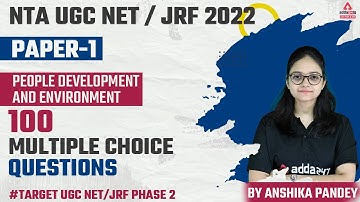 UGC NET Paper 1 | People Development and Environment | People Development and Environment Questions