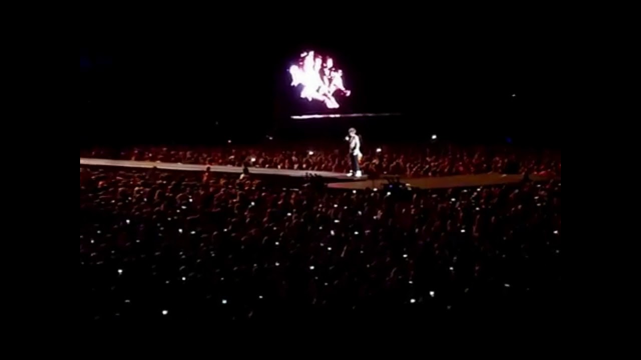 Niall Horan jumping.