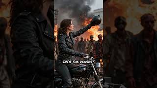 Daring Motorcycle Escape: Outrunning the Undead. #terrifyingtales #scary #horror
