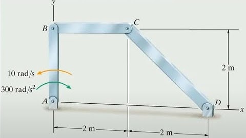 Rigid Body Kinematics: Acceleration Analysis Using General Relative Motion Formula